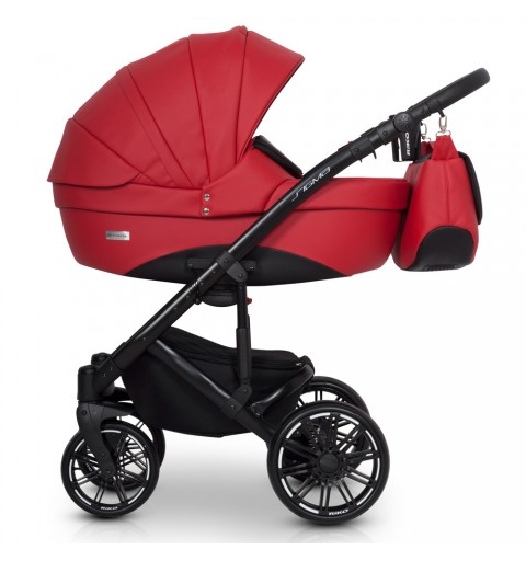 Riko Sigma - wózek wielofunkcyjny, zestaw 2w1 z opcją 3w1 i 4w1 | Scarlet